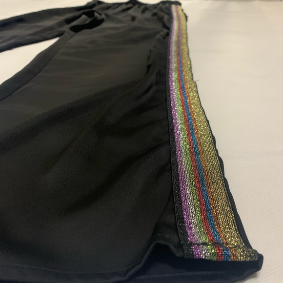 🌀 Black Wide Leg Pants - Picture 2 of 6